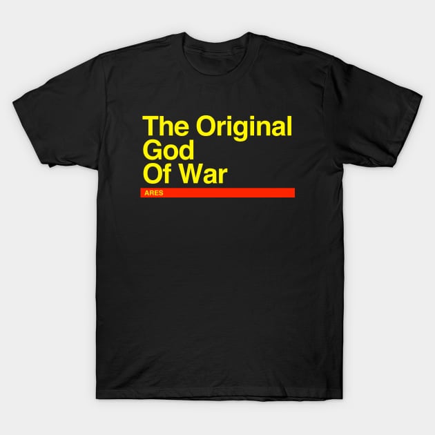 Ares – The Original God of War T-Shirt by felixbunny